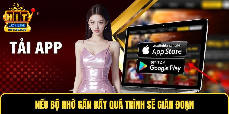 Nếu bộ nhớ gần đầy quá trình sẽ gián đoạn